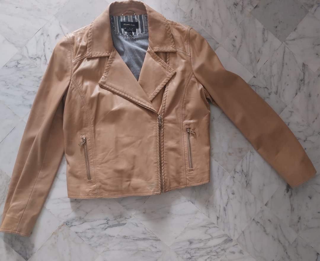 Magnifique veste en cuir Massimo  dutti 